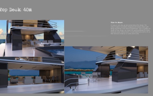 131 FOOT (40M) CONCEPT YACHT DESIGNED BY LUIZ DeDBASTO