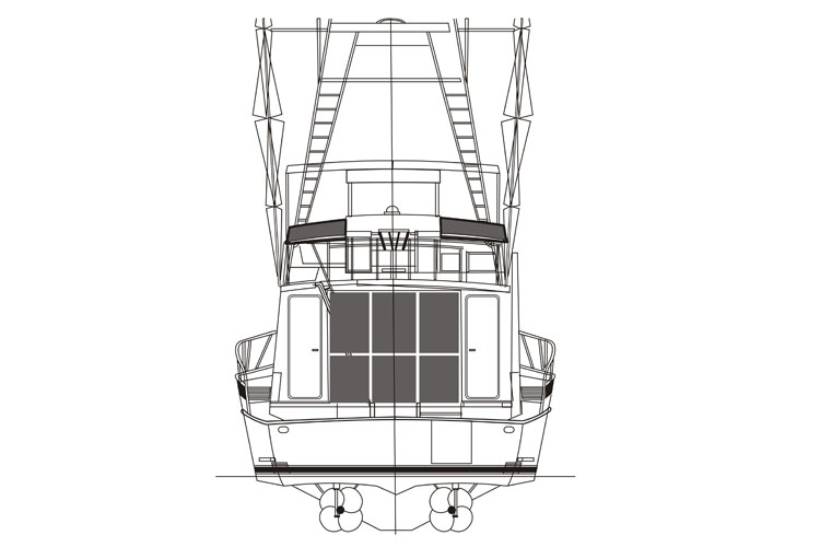 58 Foot Striker stern