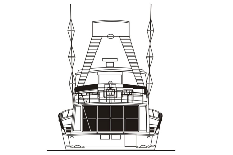 62 Foot Striker stern