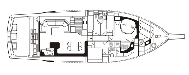 70 Foot Striker main deck