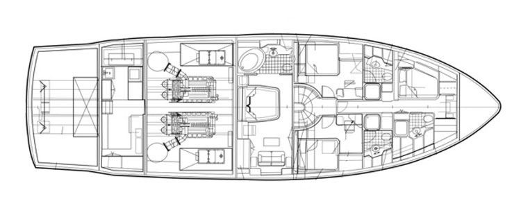 76 Foot Striker lower deck